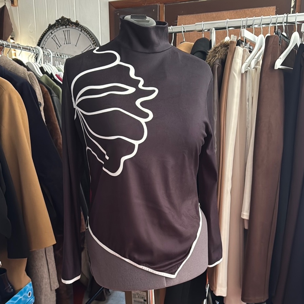 Black and White Women's Top